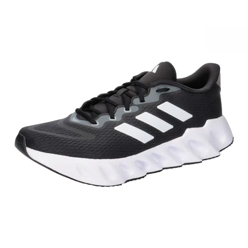 adidas Herren Switch Run Running Shoes Laufschuhe, core Black/Cloud White/Halo Silver, 42.5 EU