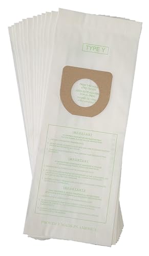 La Mejor Lista de Bolsas para aspiradores de trineo para comprar online. 49 12 bolsas de papel tipo Y para aspiradora vertical Hoover, Tempo, Power Drive, Dimensión, Dirt Finder, Autodrive, Select Turbopower, Powermax, Breathe Easy Caddy Vac. Compatible...