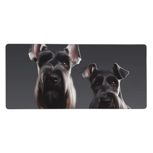 Tapis de souris de jeu etendu xxl contre les rayures de bureau avec motif mignon