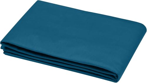 Drap plat eden lin 180x290 cm blanco de algodon premium para cama 2
