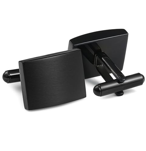 FIBO STEEL Stainless Steel Cufflinks for Men Tuxedo Cufflinks and Studs for Wedding, Business, Formal Events Classic Custom Cuff Links for Men