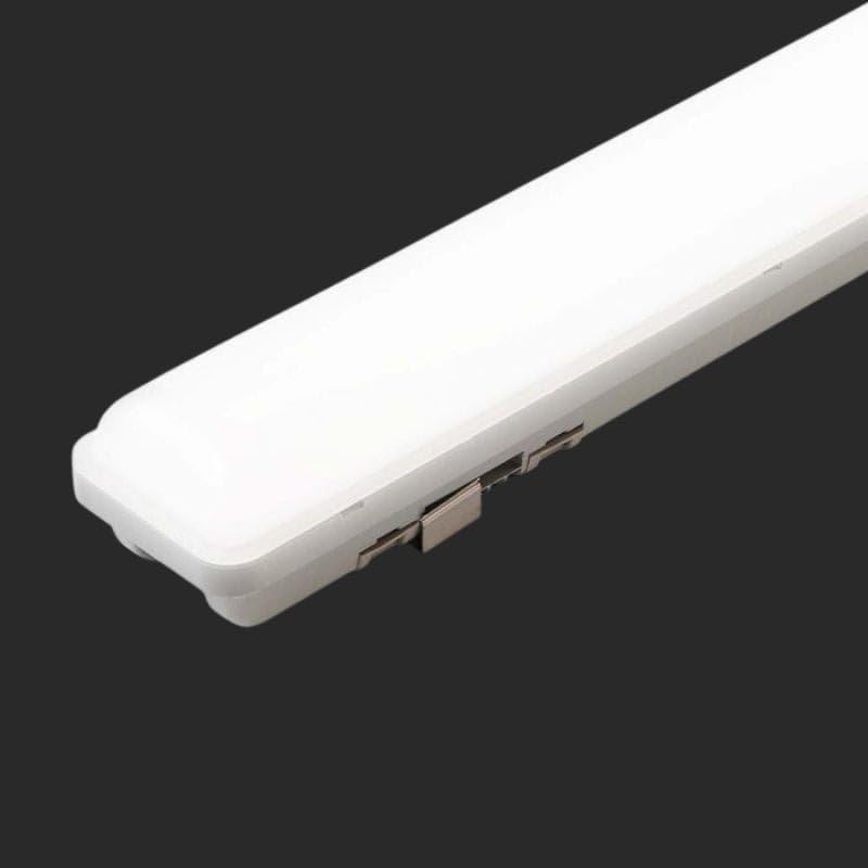 Regleta solar LED 120 cm 18 W IP65 CCT (panel solar + mando a distancia)