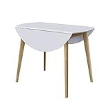 Der Küchentisch Orion Drop Leaf wird in einer robusten Verpackung geliefert, um eine sichere Lieferung zu gewährleisten
