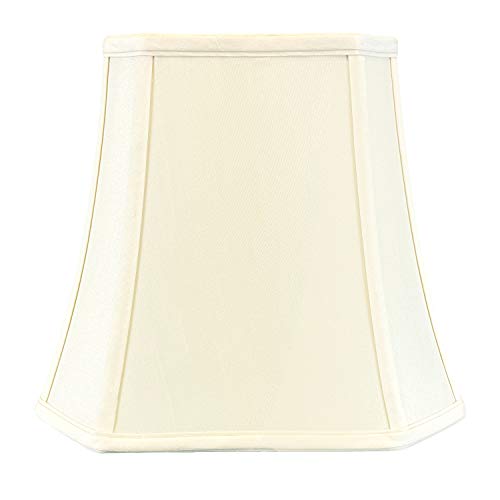 Image of Royal Designs, Inc. BSO-705-12EG Square Cut Corner Bell Basic Lamp Shade, 7.5 x 12 x 10.25, Eggshell