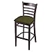 3140 30" Bar Stool with Dark Cherry Finish and Graph Parrot Seat