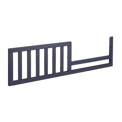 Image of Toddler Bed Safety Guard Rail for Sorelle Convertible Cribs - Solid Wood Rail for Convertible Crib to Toddler Bed Conversion - Safety Bed Rail for Children (Model #148, Midnight)