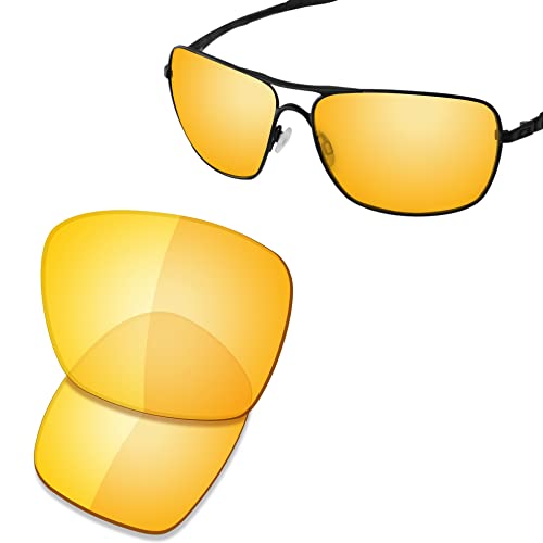 Image of SAUCER Premium Replacement Lenses & Nosepads for Oakley Plaintiff Squared OO4063 Sunglasses
