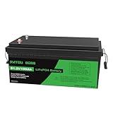 DATOUBOSS 48V 100Ah LiFePO4 Battery with 15S LiFePO₄ cell 48V 100AH Lithium Battery with 200A BMS, 15,000+ Deep Cycle & Max.5120Wh for Solar RV, Off Grid Applications, Boat, Backup Power
