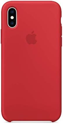 Red apple silicone case iphone x Clearance