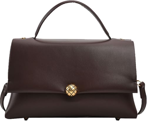Farcauo Women's TopHandle Handbags Satchel Bags for Women Brown Top Handle Purse Vintage Ladies Purses