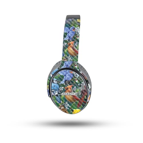 Image of MightySkins Carbon Fiber Skin Compatible with Bose QuietComfort 35 II Headphones - Backyard Gathering | Protective, Durable Textured Carbon Fiber Finish | Easy to Apply