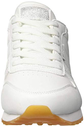 Miniatura 5 de Skechers OG 85 OLD SCHOOL COOL, Zapatillas para Mujer, Blanco (White Duraleather/ Silver Glitter Trim), 38 EU