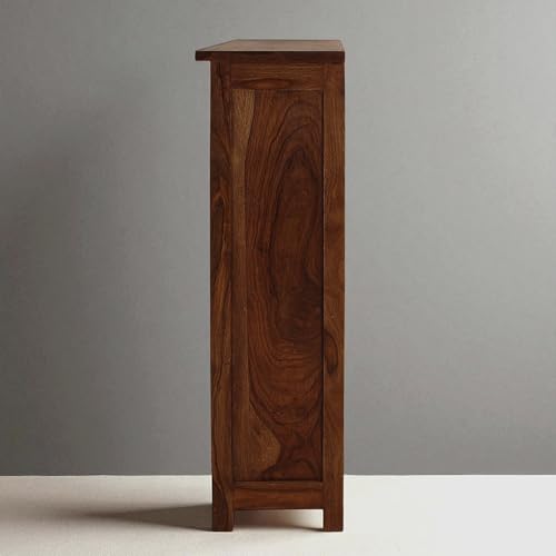 Image of The Attic Sheesham Mini Glazed Honey |Multipurpose for Living Room Bed Room and Kitchen|Solid Wood| Honey Matte Finish