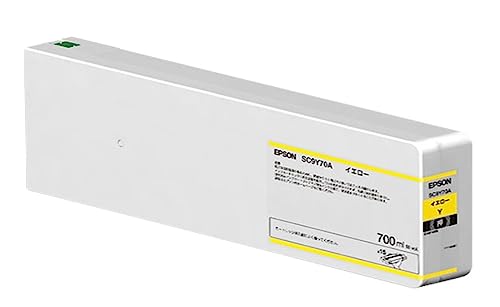 EPSON SC9Y70A インクカートリッジ 700ml Amazon.co.jp: エプソン SC9Y70A 純正 インクカートリッジ イエロー
