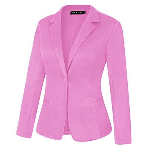 MINTLIMIT Womens Blazers for Work Casual Long Sleeve Lapel Collar Blazer with Pockets2