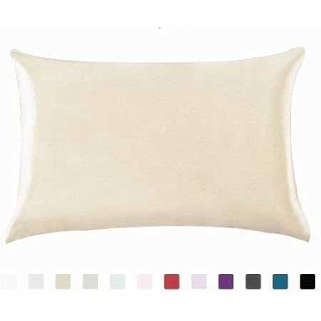 Federa In Raso Di Seta - 50x75cm - Antirughe Per Capelli E Pelle - Argento - Foto 12