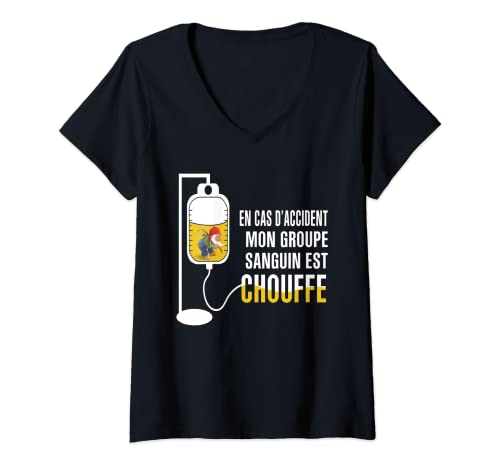Femme LA CHOUFFE T-Shirt avec Col en V Cover