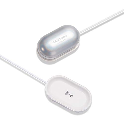 eLUUGIE Desktop Wireless Charger for Samsung Galaxy Buds/Galaxy Buds +/Buds Plus - Wireless Charging Station for Galaxy Buds Wireless Charging Case (White)