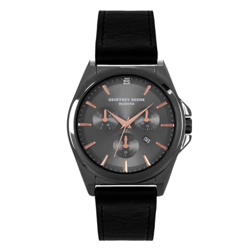 La mejor selección de Geoffrey Beene al mejor precio. 43 Geoffrey Beene - Reloj analógico elegante con correa de piel y movimiento de cuarzo para hombres, regalo para hombres, formal o de negocios, informal, minimalista, 42 mm,...