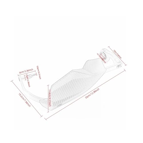 Protection main moto guidon bleu compatible CBR250R et pit bike
