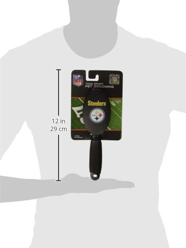Image of Pets First NFL Pittsburgh Steelers Pet Grooming Brush
