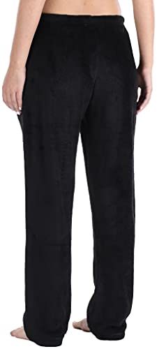 PajamaMania Women's Plush Fleece Pajama Pants with Pockets2