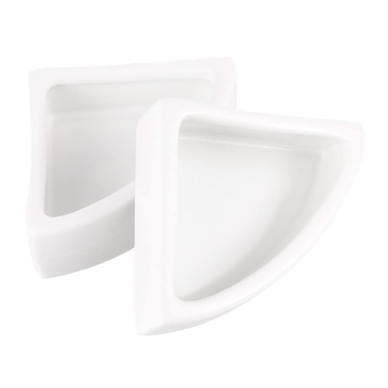 FRCOLOR 3 Set di Mangiatoie per Rettili in Ceramica a Parete Spessa capacità Ciotole per Cibo per Lucertole - Ciotola Anti-rovesciamento 2 Pezzi * 3