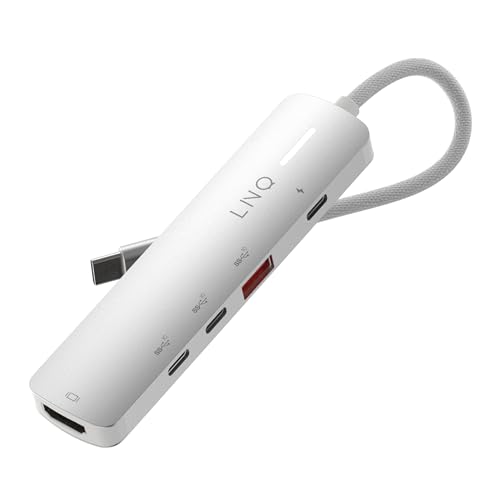 Hub Multiport 5-en-1 Pro-C pour connecter écran 4K et clés USB 10Gbps sans ralentissement