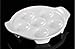 Bamboo's Grocery LoKii 6 Holes 2 Pack Ceramic Escargot Dish, Ceramic Snail Dish with Handles, Escargot Dish Diet Plates, White, 6 Inches, Medium