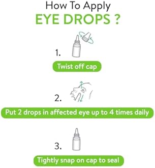 Ayur - Ayurvedic Eye Drop | Relieves Dryness, Redness, Itching, Cooling | daily-use Eye Drop with Triphala, Rose water, Bhringaraj, Honey | 10ML (Pack of 4)