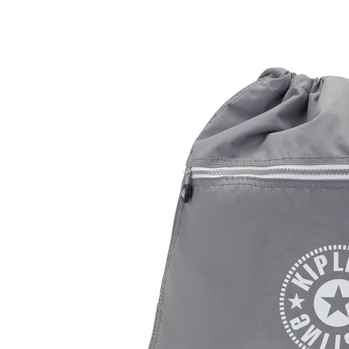Sac à dos Kipling Supertaboo Inviting Grey C en toile grise robuste - 6