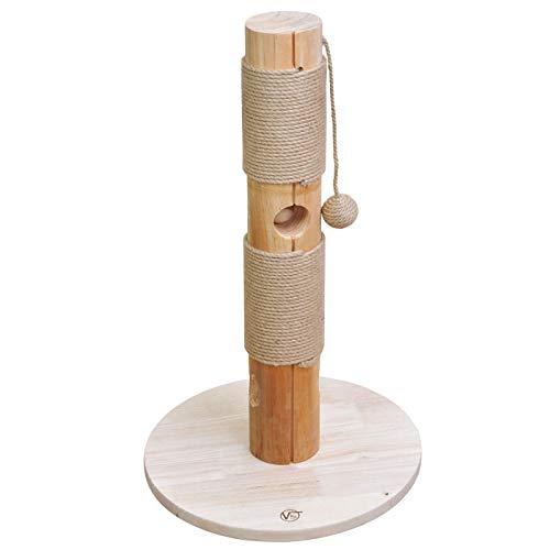 Katzenkratzbaum Stacy VOSS.PET Katzenkratzturm mit Juteseil und Spielzeug