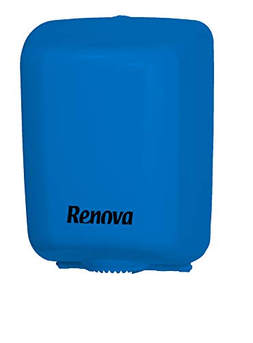 Dispensador bobina secamanos Renova azul con corte limpio y seguro