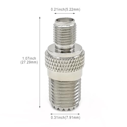 Adaptador Mini UHF PL259 a SMA conector coaxial 2 piezas miniatura 4