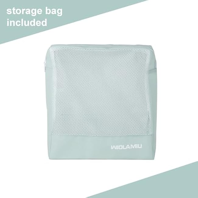 Storage Cube Organizer 10.5 x 10.5 x11 Inch Storage Bins Non-woven Fabric Pack of 6 (Mint Charm Pure Mint Bag)