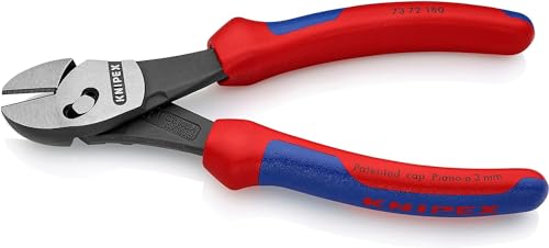 Alicate de corte diagonal KNIPEX TwinForce 180 mm 73 72 180 con mangos multicomponente 3