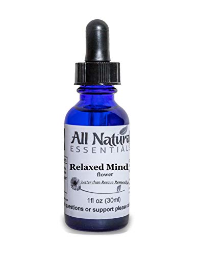 Relaxed Mind Flower Remedy Relax Mind Flower essences Relaxed Mind Remedy All Natural 1oz-30ml Kosher