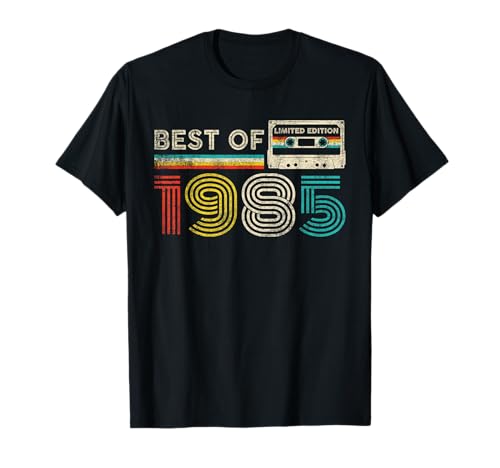 Cassette Vintage Best Of 1985 Classic Birthday 1985 T-Shirt