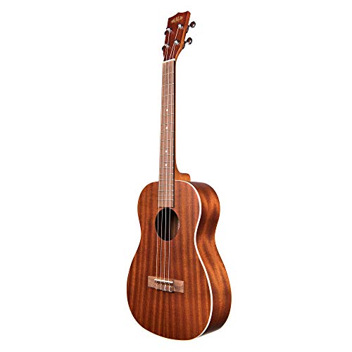 Kala KA-B Ukulélé baryton en acajou satiné avec housse - Les Beatles, Paul McCartney, John Lennon, RIngo Starr, George Harrison Kala KA-B Ukulélé baryton en acajou satiné avec housse – Image 4
