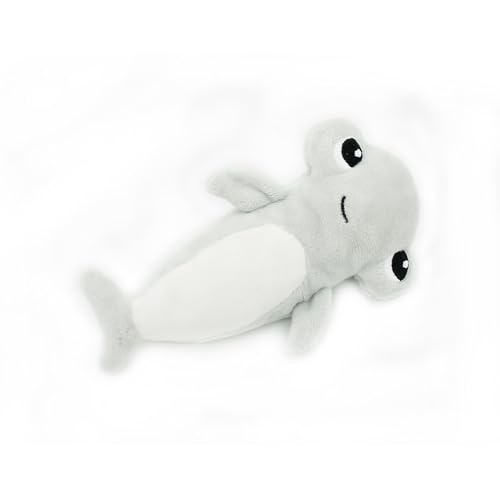 Peluche Maman Bébé Les Déglingos Clou le Requin Marteau Gris Clair 57CM - 4