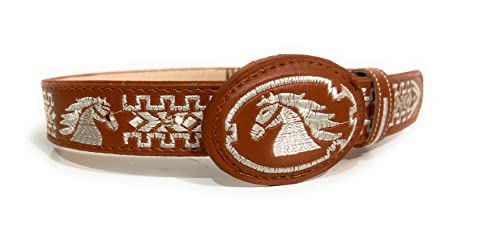 Boys Charro Belt, Cinto Charro Bordado, Kids Embroidered western Belt3