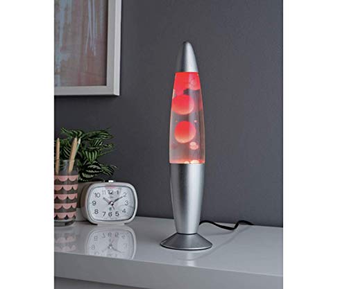 Lámpara de lava contemporánea Fizz Creations, color rosa, proporciona una experiencia verdaderamente relajante