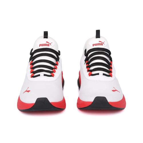 PUMA PUMA Men's Amplifier Sneaker White Black Red, 9