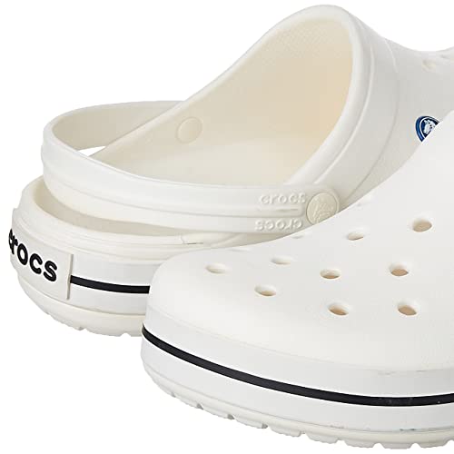 Image of Crocs Unisex Adult Crocband Clog 11016-100 White M8W10