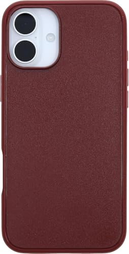 Image of OtterBox iPhone 16 Plus - Symmetry Series Slim MagSafe Case - Brick Red | 3X Military Drop Protection - Slim - Shockproof - Pocket-Friendly - Raised Edges - Anchor Points - Non-Retail Packaging