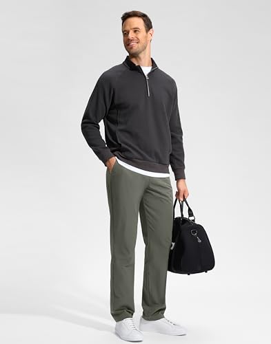 Image of G Gradual Mens Golf Pants Stretch Dress Casual Pants 30 inch /32 inch /34 inch Lightweight Work Travel Slacks for Men with 4 Pockets
