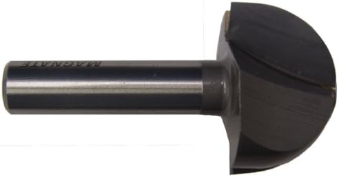 Magnate 817 Core Box Router Bit - 1-9/16" Cutting Diameter, 1/2" Shank Diameter