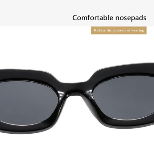 Lunettes de soleil ovales légères pour éviter les marques sur le nez