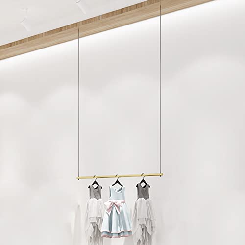 Présentoir à vêtements mural et suspendu cintre métallique pour magasin et commerce