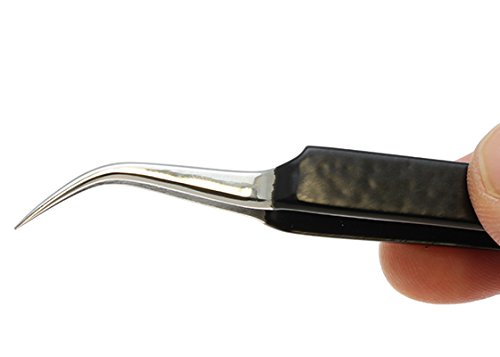 Aven 18072Ars 7-Sa Style Artis Tweezer, Black With Yellow Print #TOP4